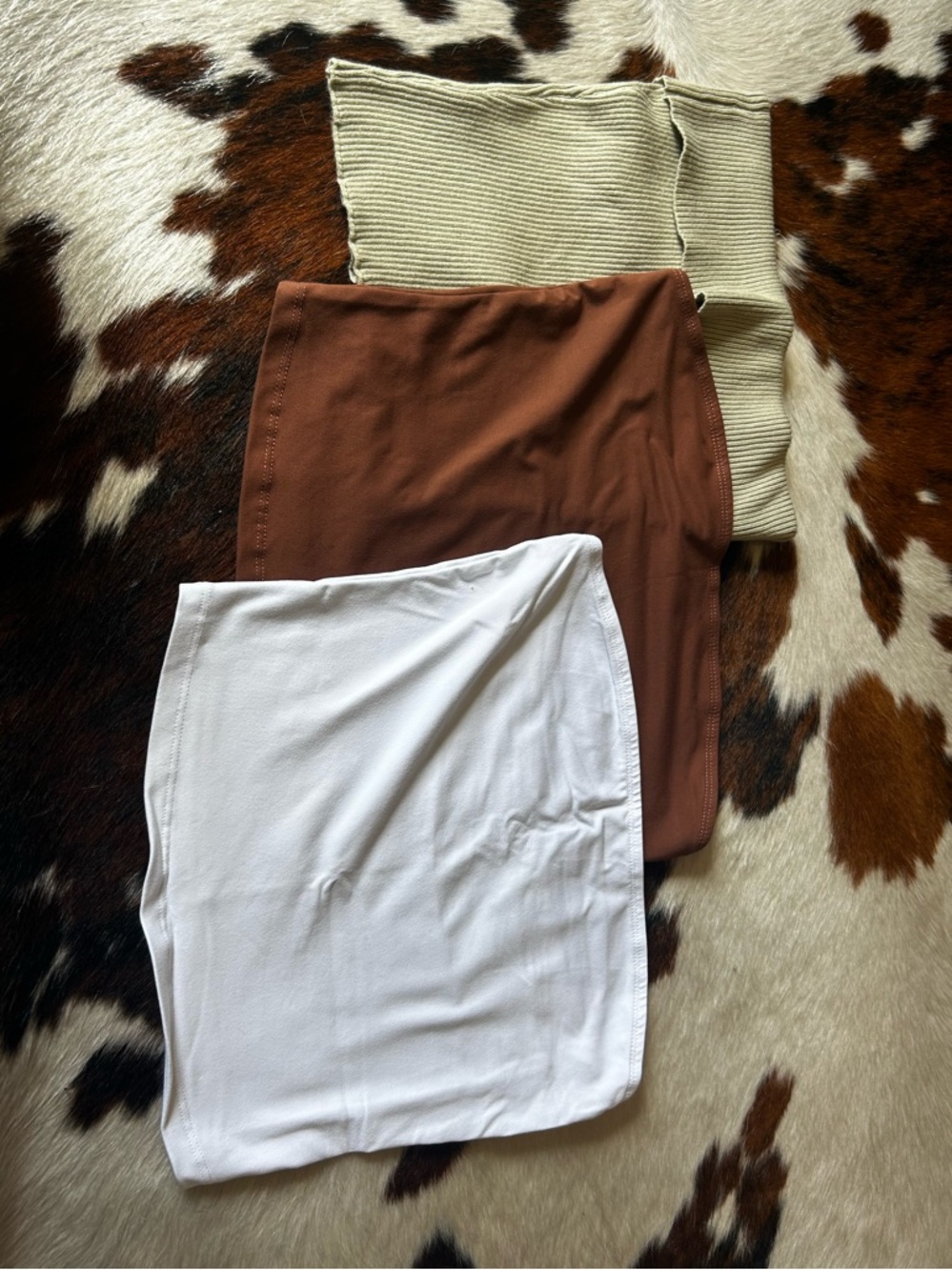 🌷 Sage, Brown & White Bandeaus